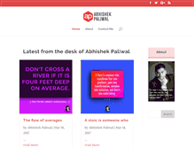 Tablet Screenshot of abhishekpaliwal.com